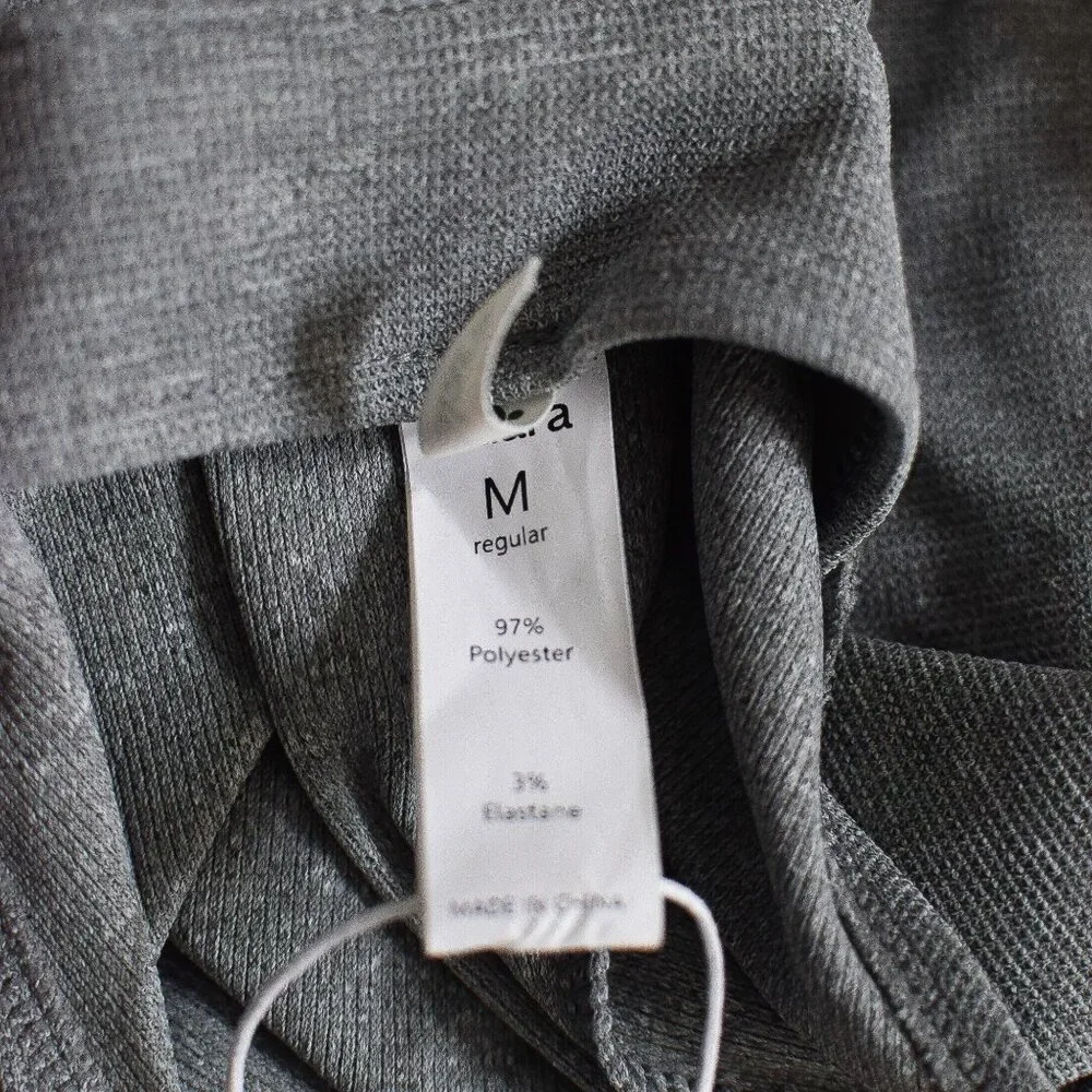 NWT Halara Adjustable Strap Wide Leg Overalls Gray Pockets Size M - Picture 9 of 9
